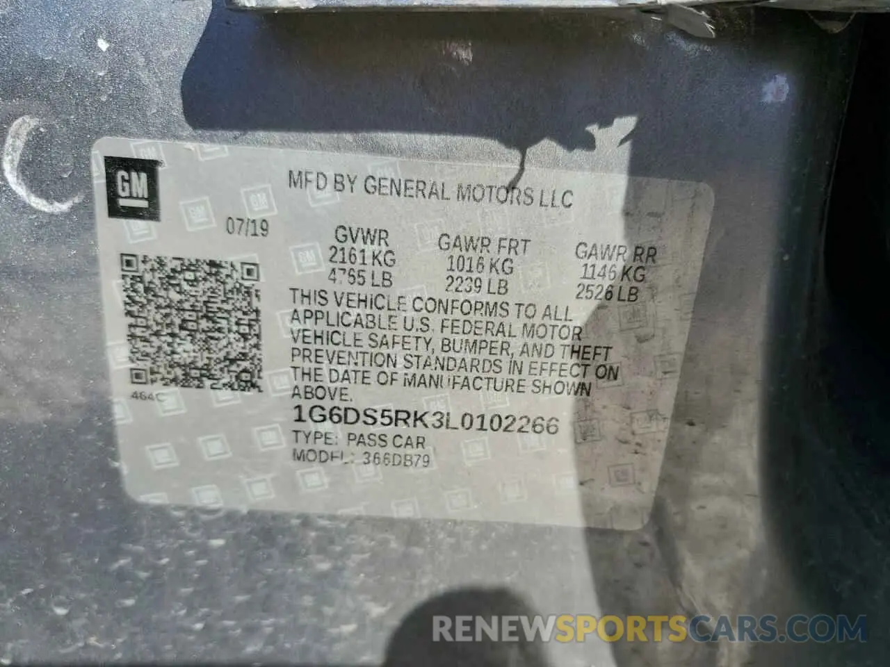 15 fotografías del automóvil dañado 1G6DS5RK3L0102266 CADILLAC CT5 2020