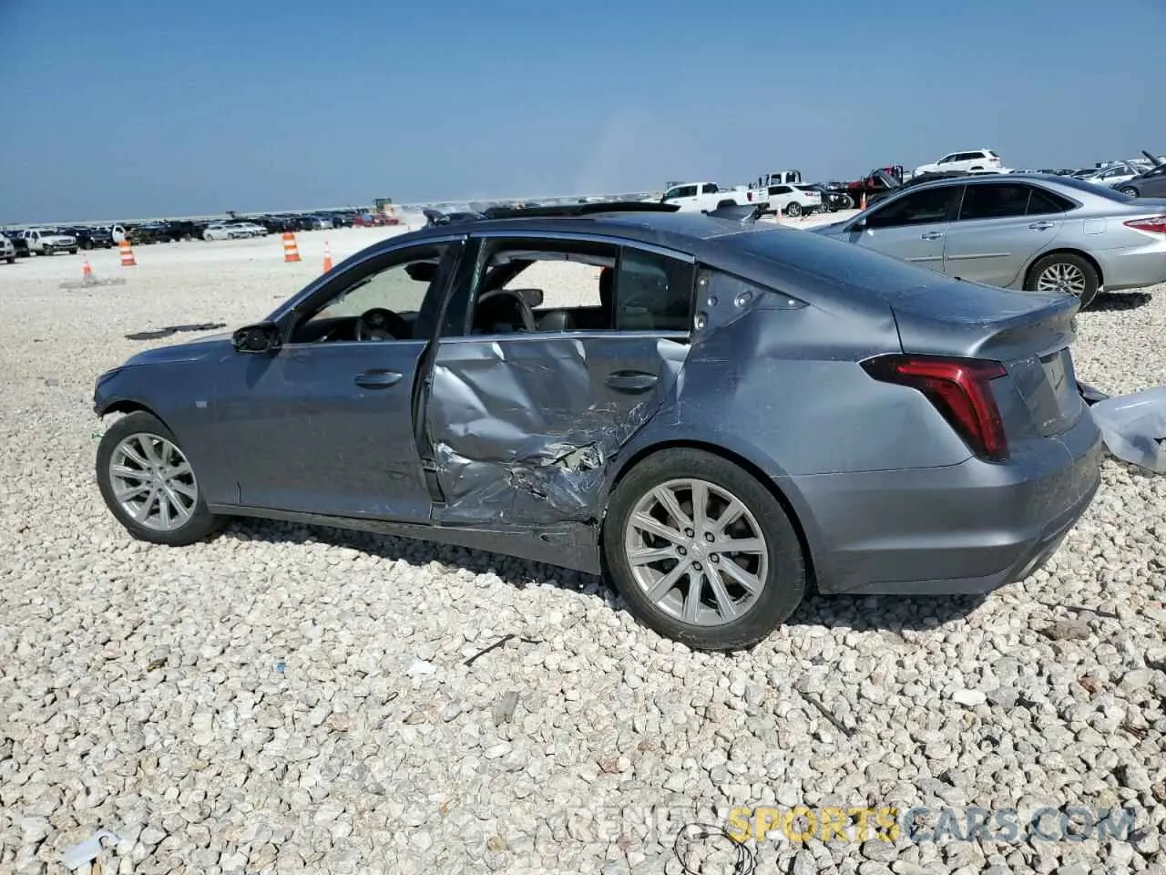 2 fotografías del automóvil dañado 1G6DS5RK3L0102266 CADILLAC CT5 2020