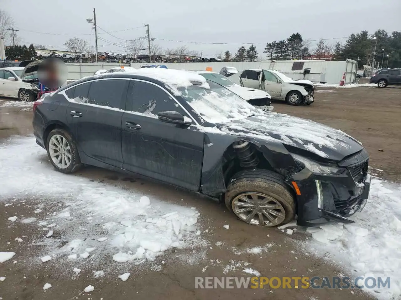 4 fotografías del automóvil dañado 1G6DS5RK4L0140735 CADILLAC CT5 2020