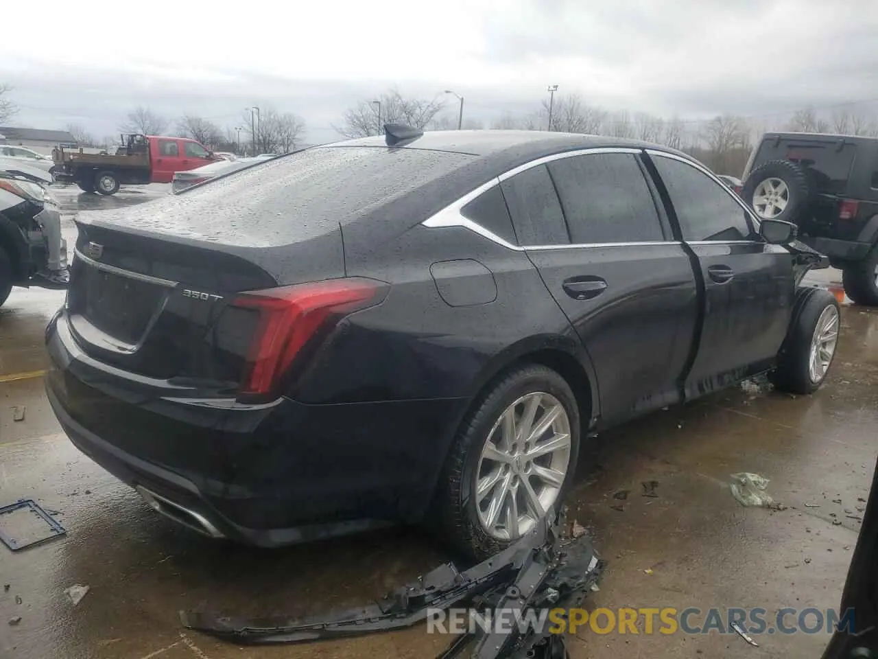3 fotografías del automóvil dañado 1G6DS5RK7L0117630 CADILLAC CT5 2020