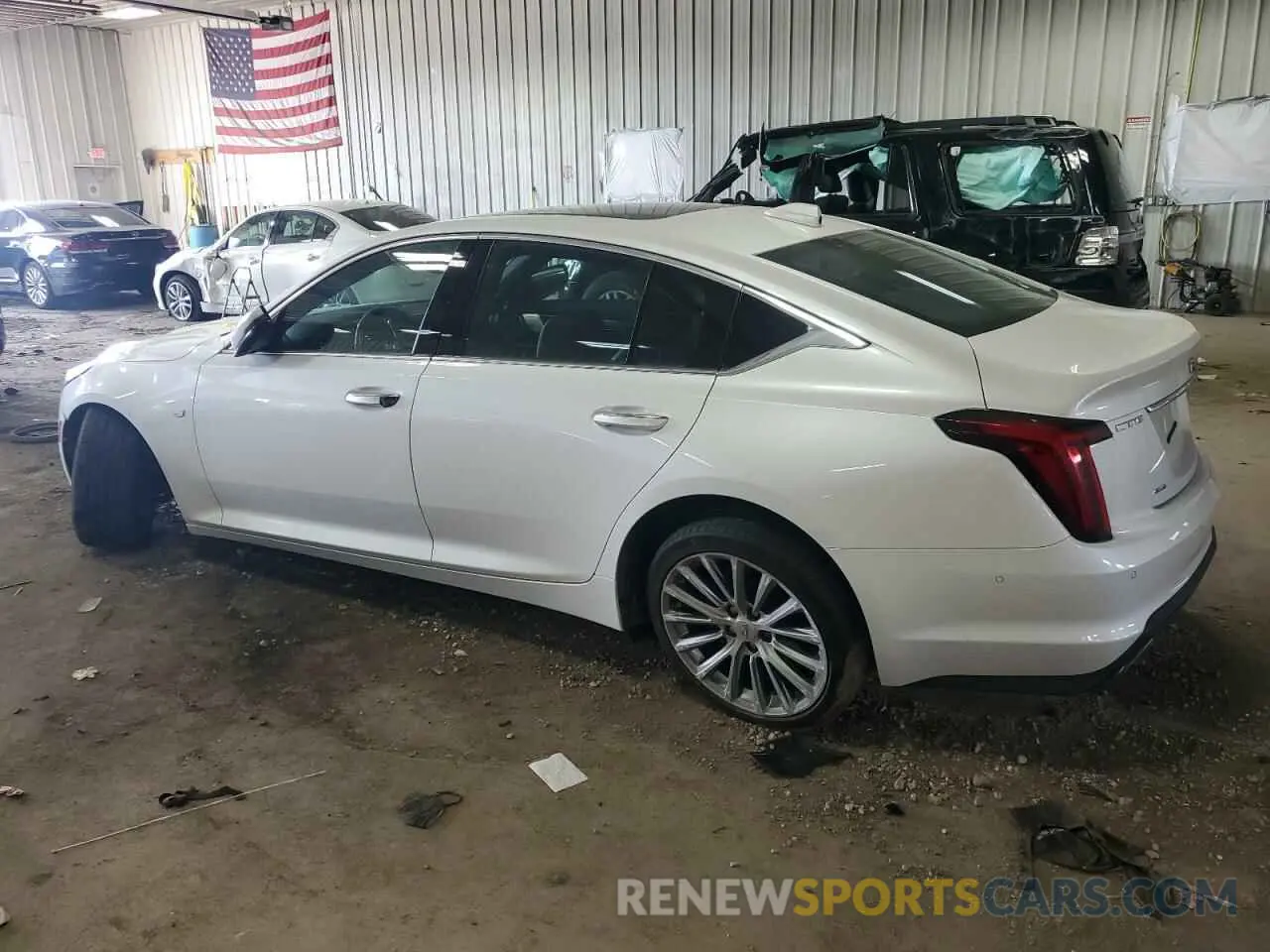 2 fotografías del automóvil dañado 1G6DT5RK0L0120365 CADILLAC CT5 2020