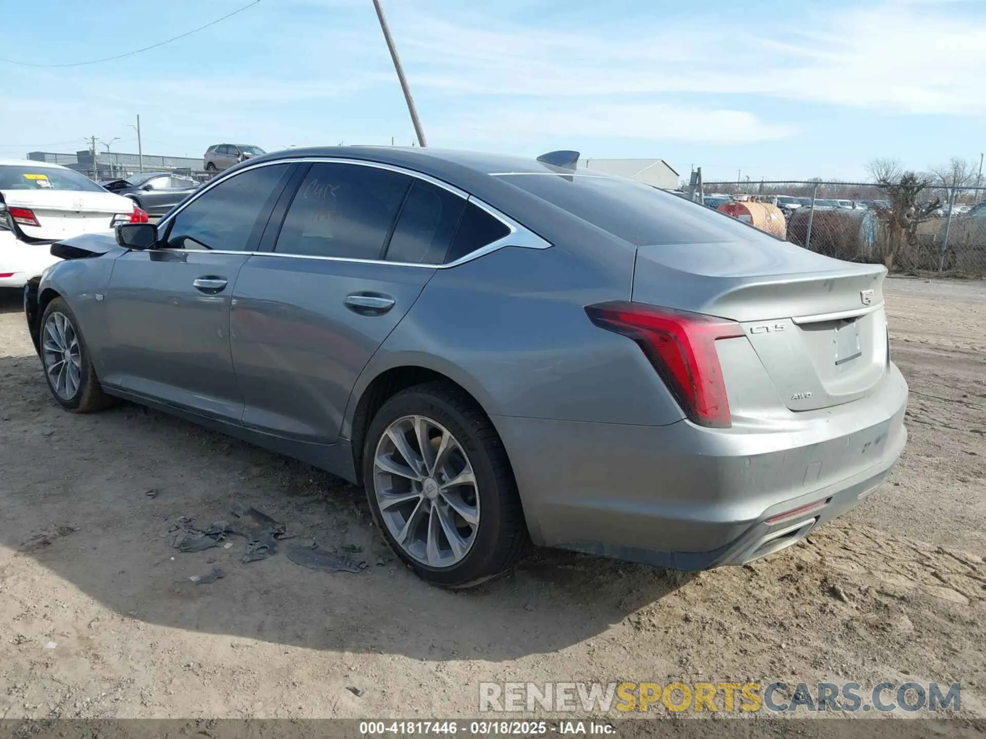3 fotografías del automóvil dañado 1G6DT5RK8L0127953 CADILLAC CT5 2020