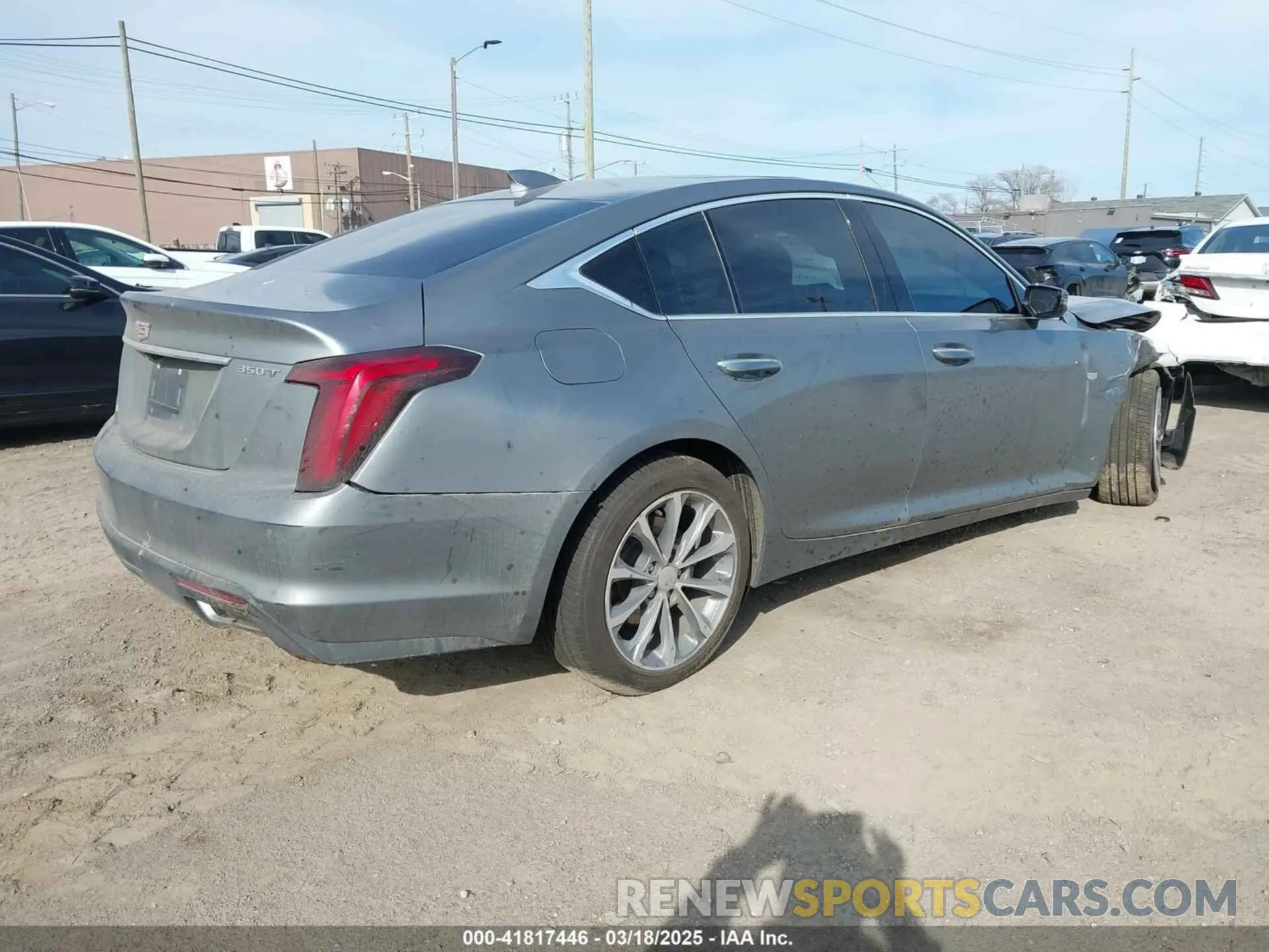 4 fotografías del automóvil dañado 1G6DT5RK8L0127953 CADILLAC CT5 2020