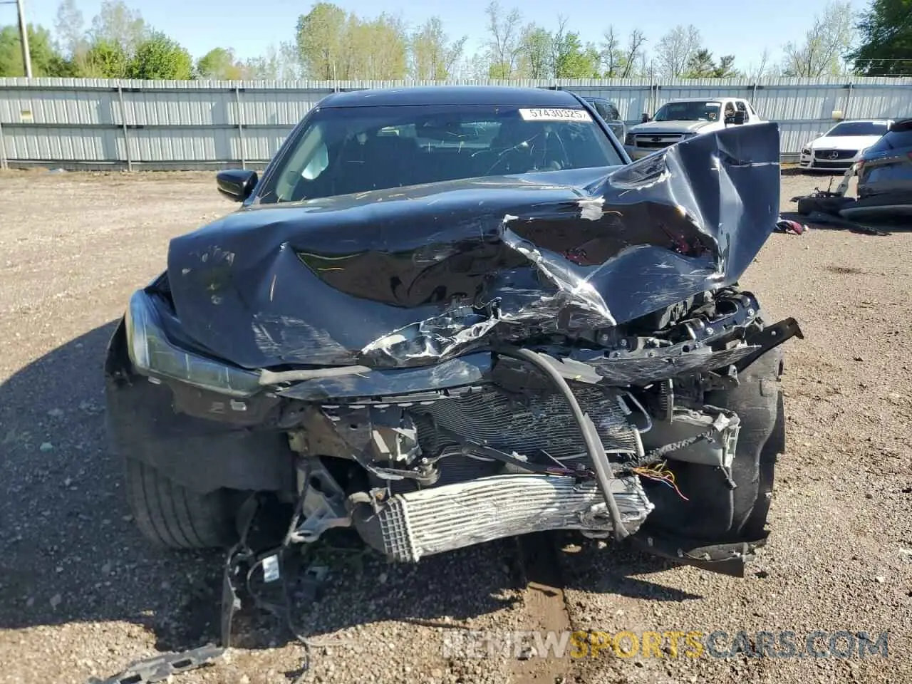 5 fotografías del automóvil dañado 1G6DT5RK9L0156121 CADILLAC CT5 2020