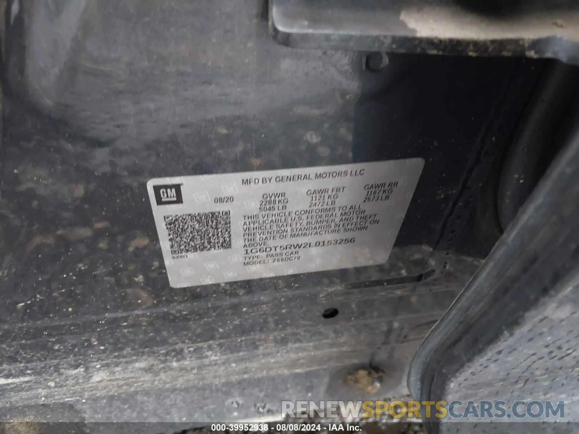 9 fotografías del automóvil dañado 1G6DT5RW2L0153256 CADILLAC CT5 2020