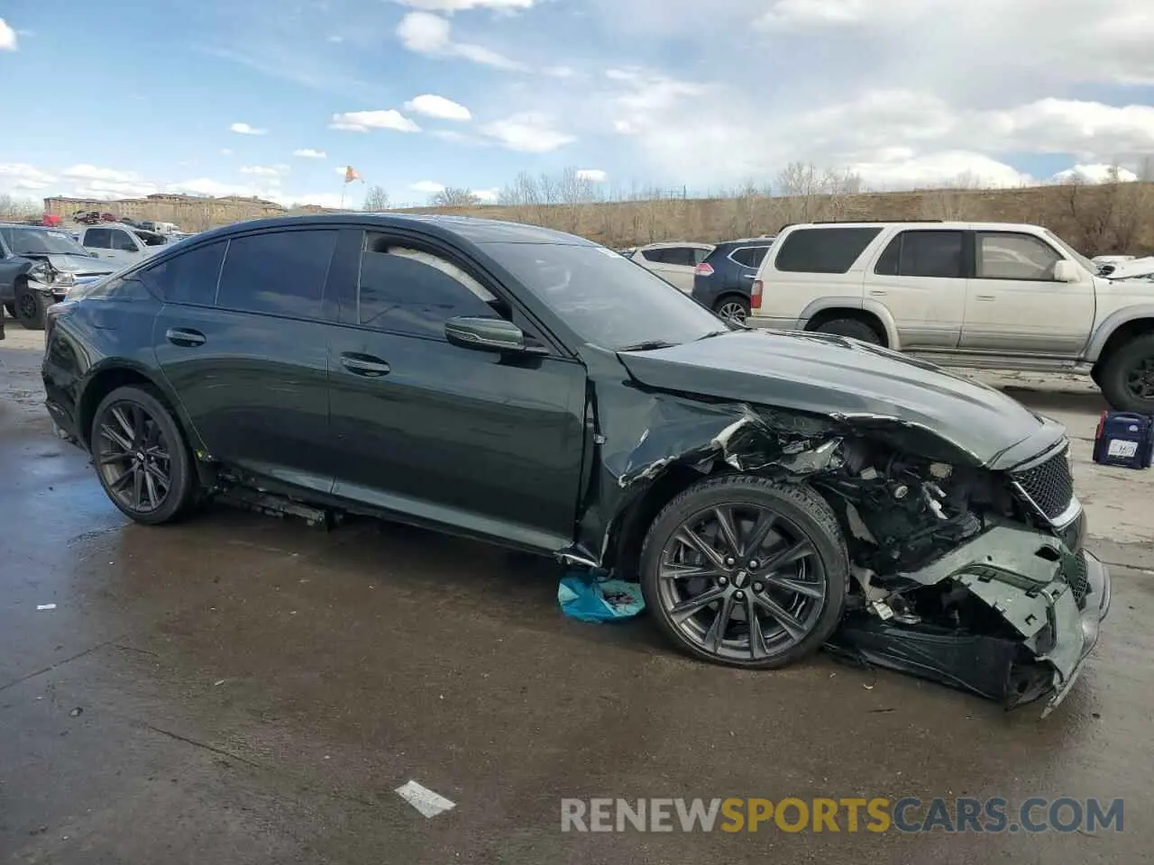 4 fotografías del automóvil dañado 1G6DU5RK4L0147873 CADILLAC CT5 2020
