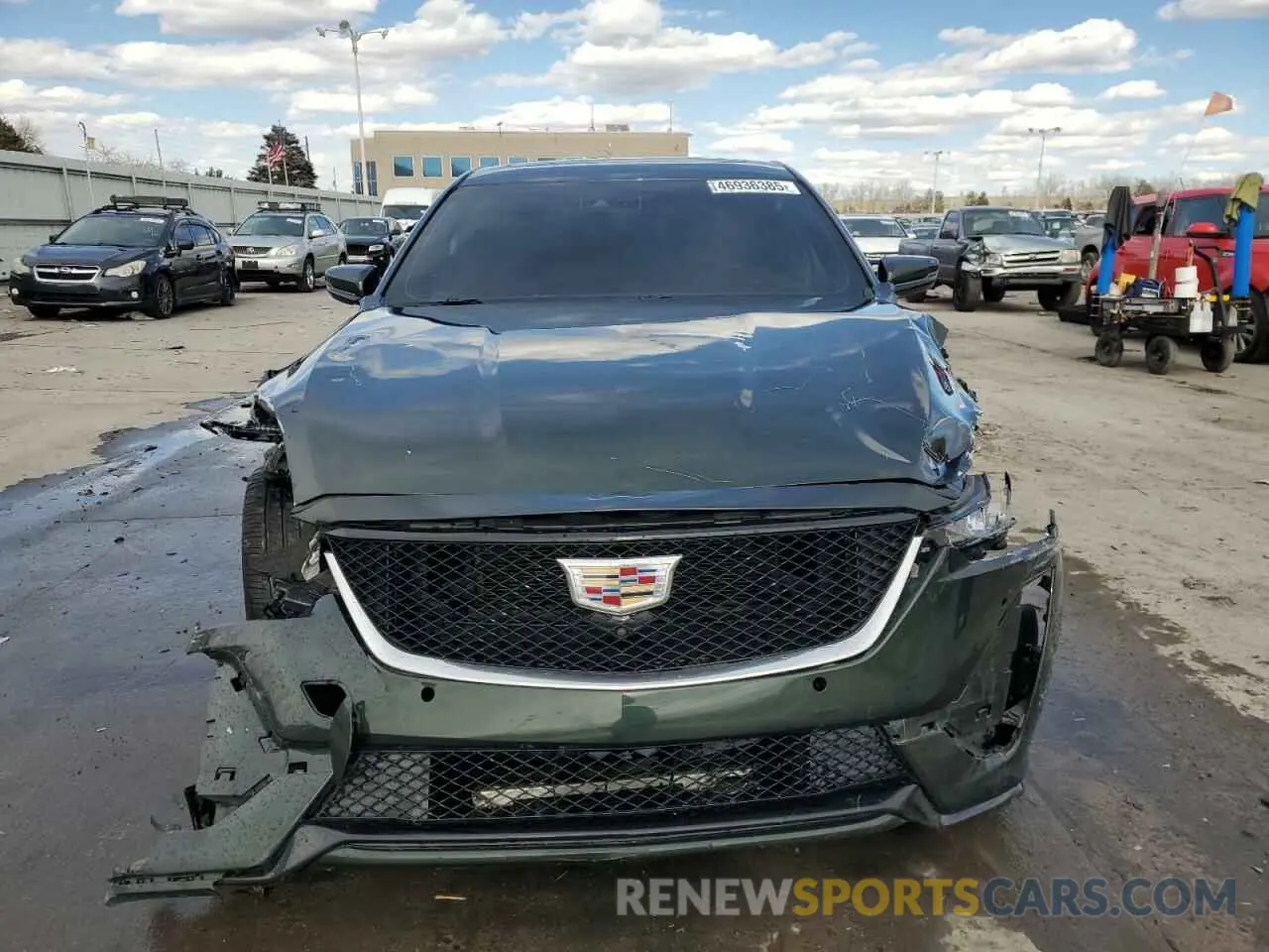 5 fotografías del automóvil dañado 1G6DU5RK4L0147873 CADILLAC CT5 2020