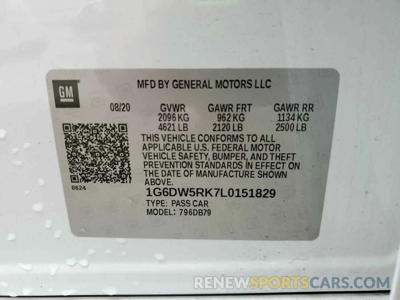 13 fotografías del automóvil dañado 1G6DW5RK7L0151829 CADILLAC CT5 2020