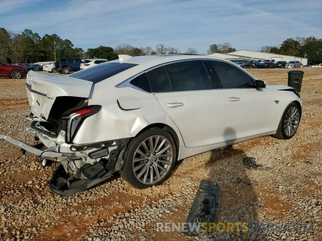 3 fotografías del automóvil dañado 1G6DN5RK2M0125904 CADILLAC CT5 2021