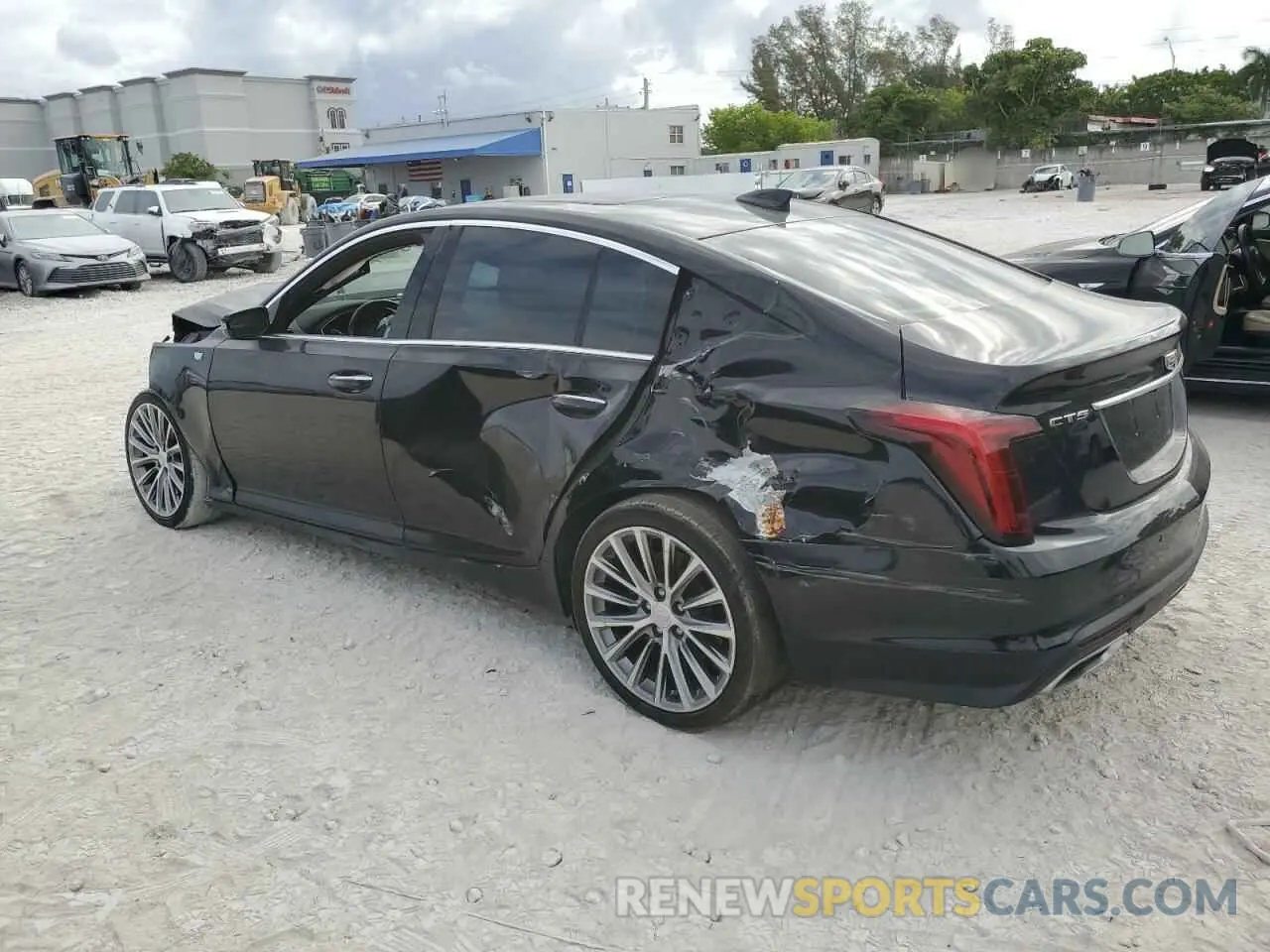 2 fotografías del automóvil dañado 1G6DN5RK3M0146325 CADILLAC CT5 2021