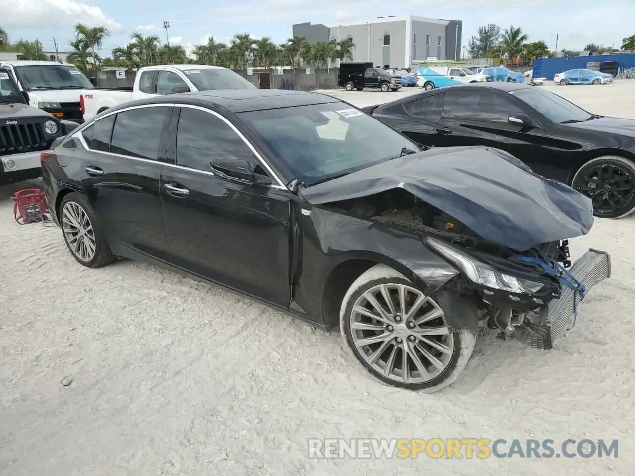 4 fotografías del automóvil dañado 1G6DN5RK3M0146325 CADILLAC CT5 2021