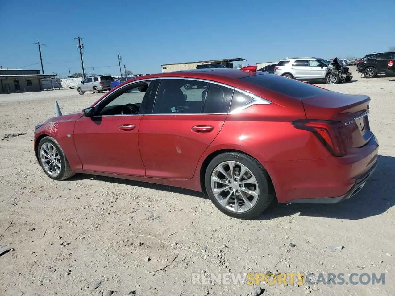 2 fotografías del automóvil dañado 1G6DN5RK9M0116522 CADILLAC CT5 2021
