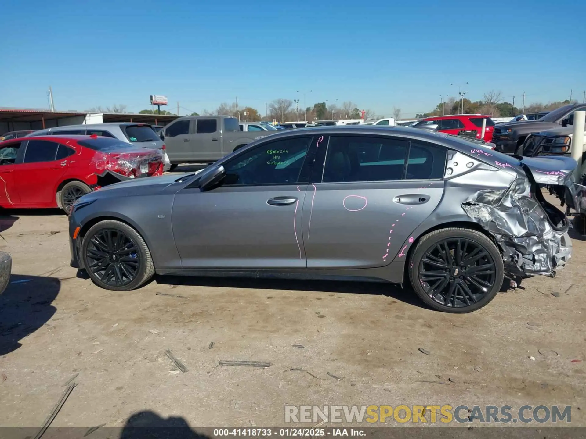 14 fotografías del automóvil dañado 1G6DP5RK6M0128539 CADILLAC CT5 2021