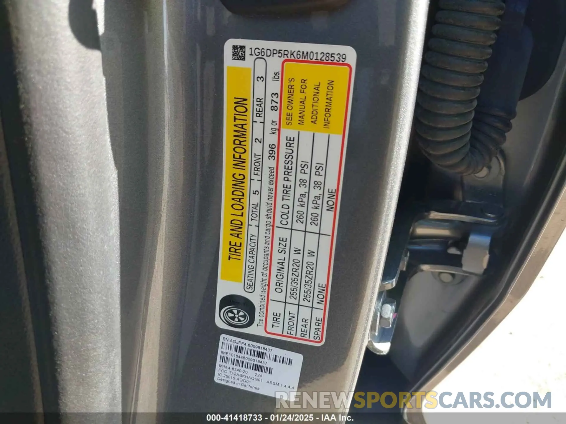 9 fotografías del automóvil dañado 1G6DP5RK6M0128539 CADILLAC CT5 2021