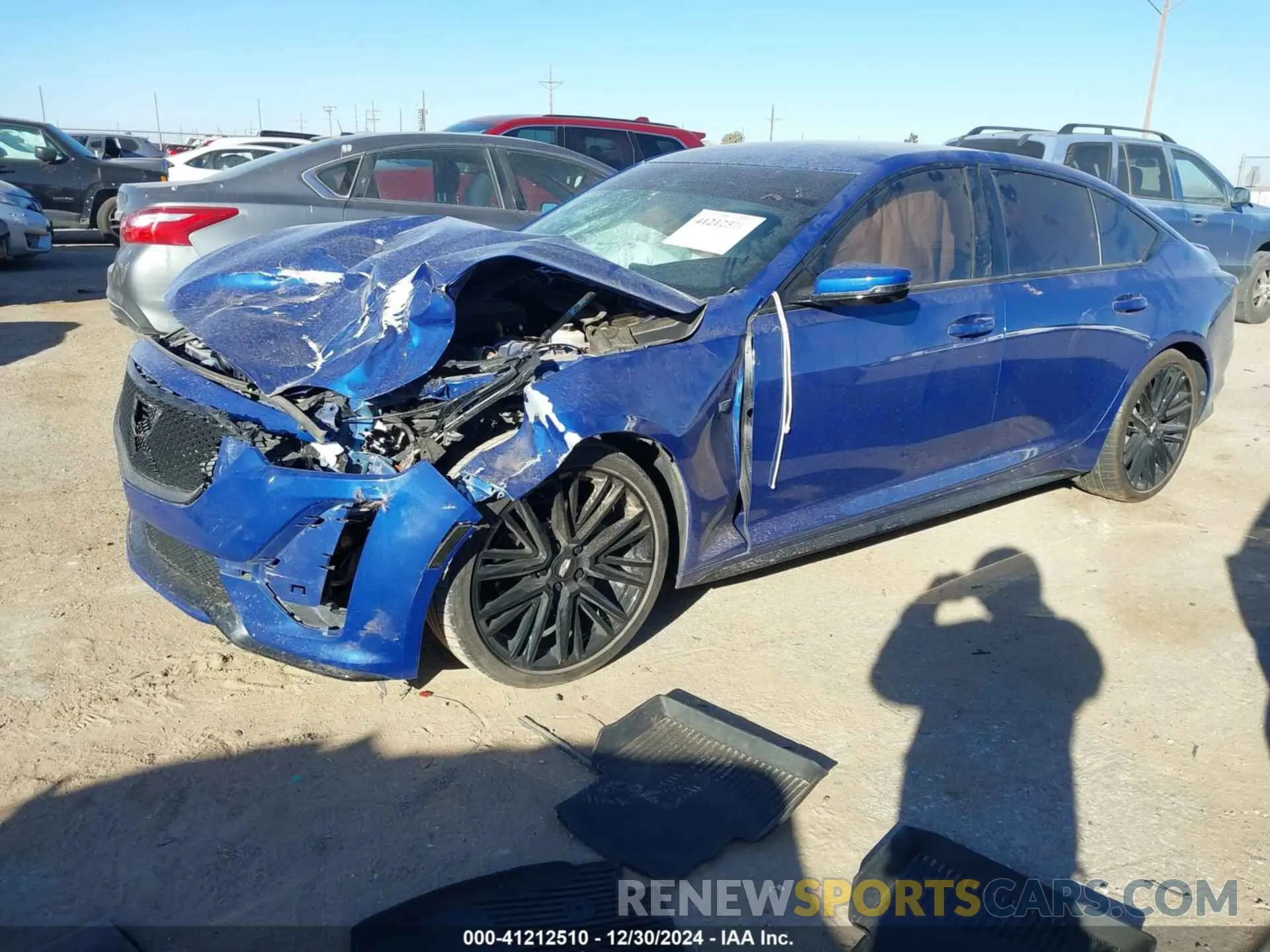 2 fotografías del automóvil dañado 1G6DP5RK9M0120788 CADILLAC CT5 2021