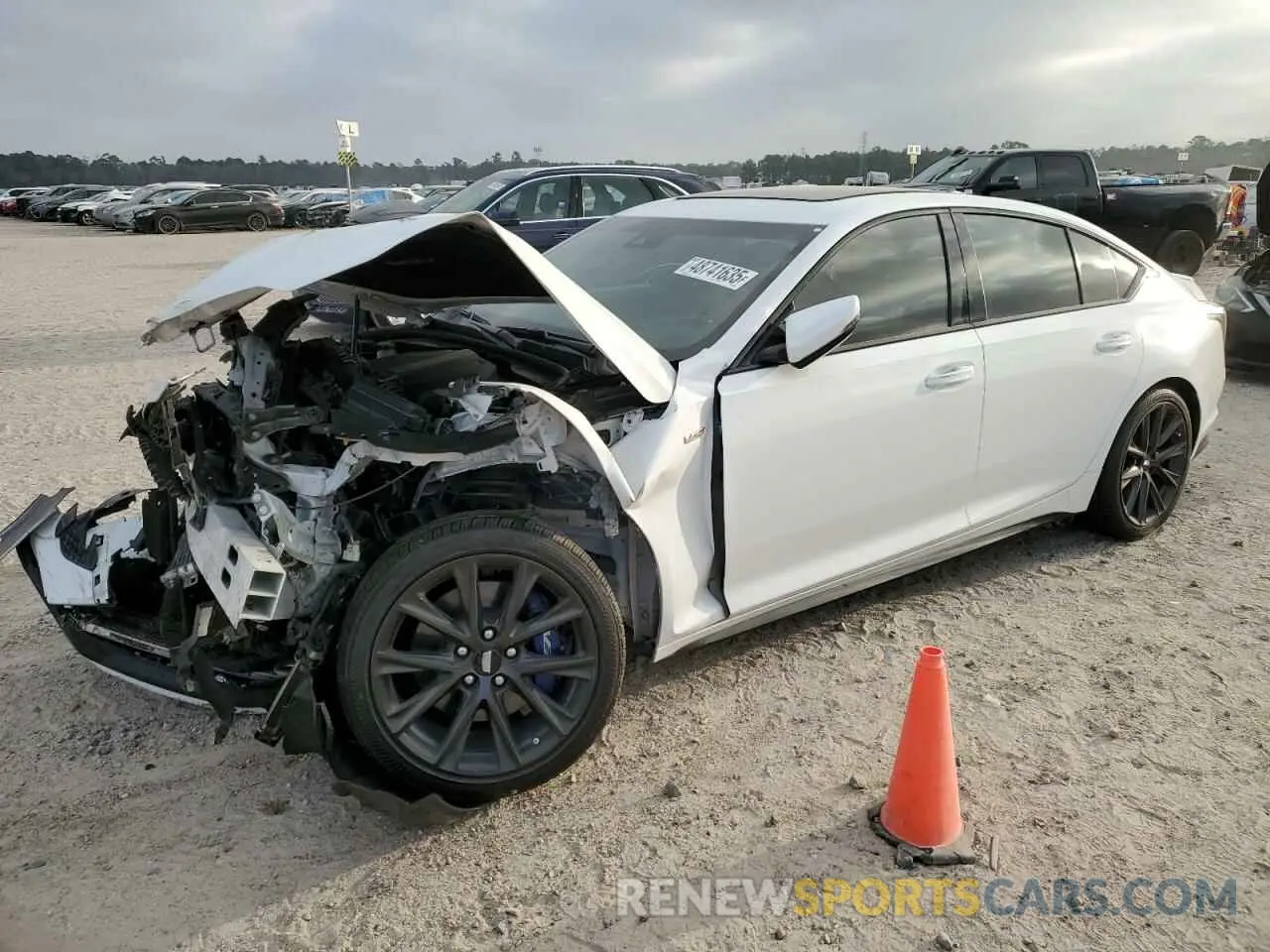 1 fotografías del automóvil dañado 1G6DR5RW9M0145803 CADILLAC CT5 2021