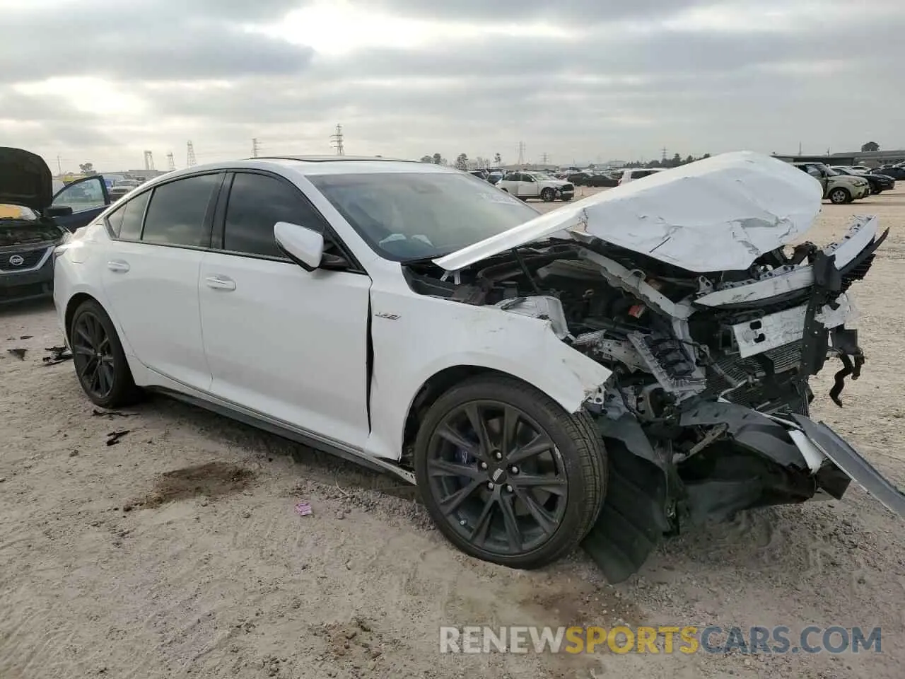 4 fotografías del automóvil dañado 1G6DR5RW9M0145803 CADILLAC CT5 2021
