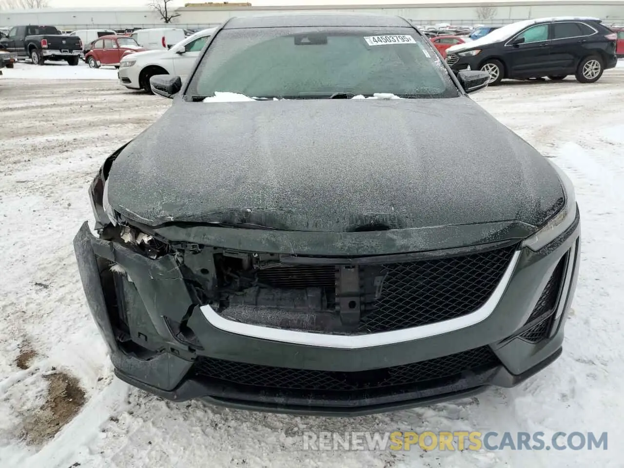 5 fotografías del automóvil dañado 1G6DU5RK0M0119537 CADILLAC CT5 2021