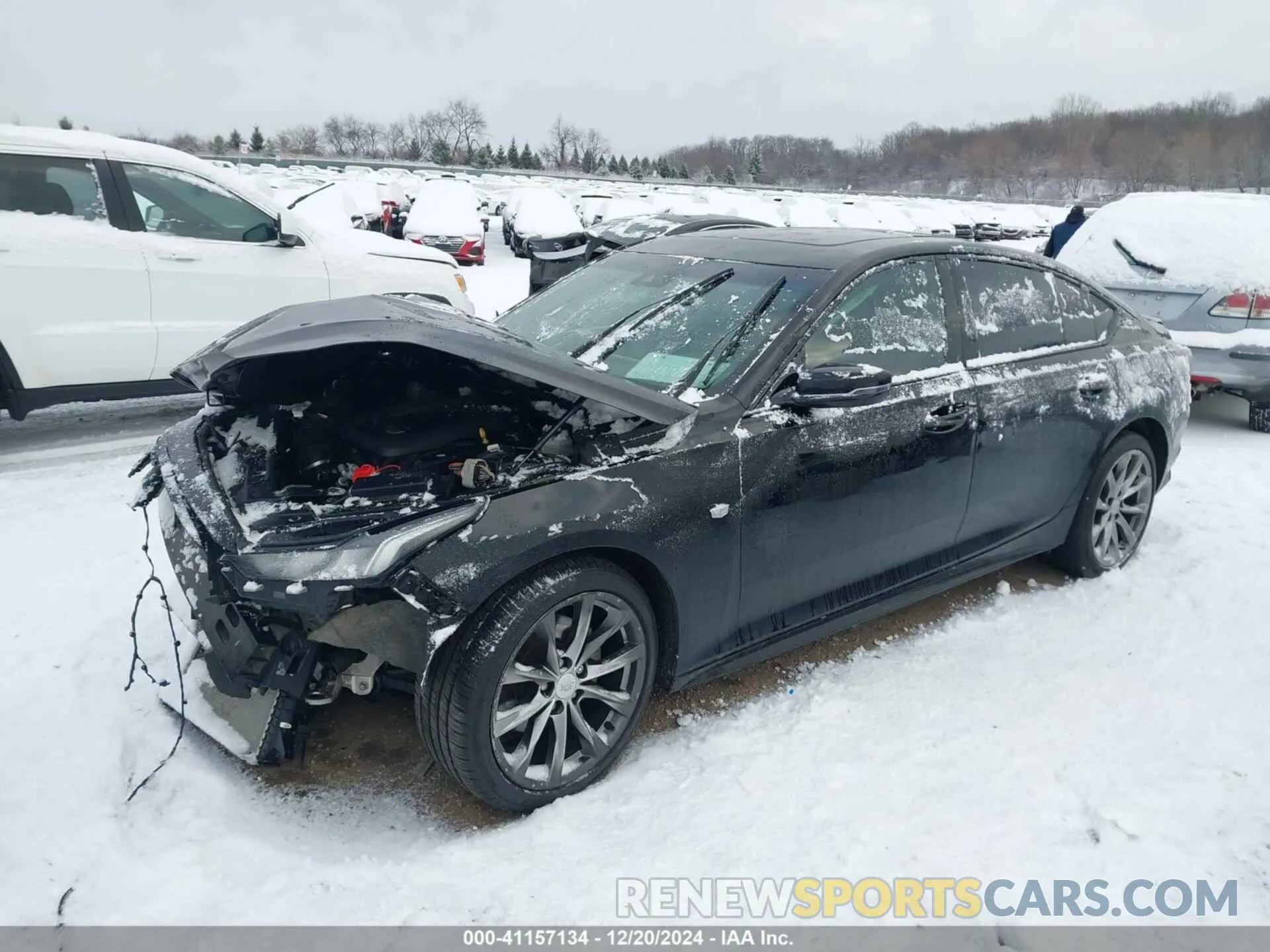 2 fotografías del automóvil dañado 1G6DU5RK1M0135455 CADILLAC CT5 2021
