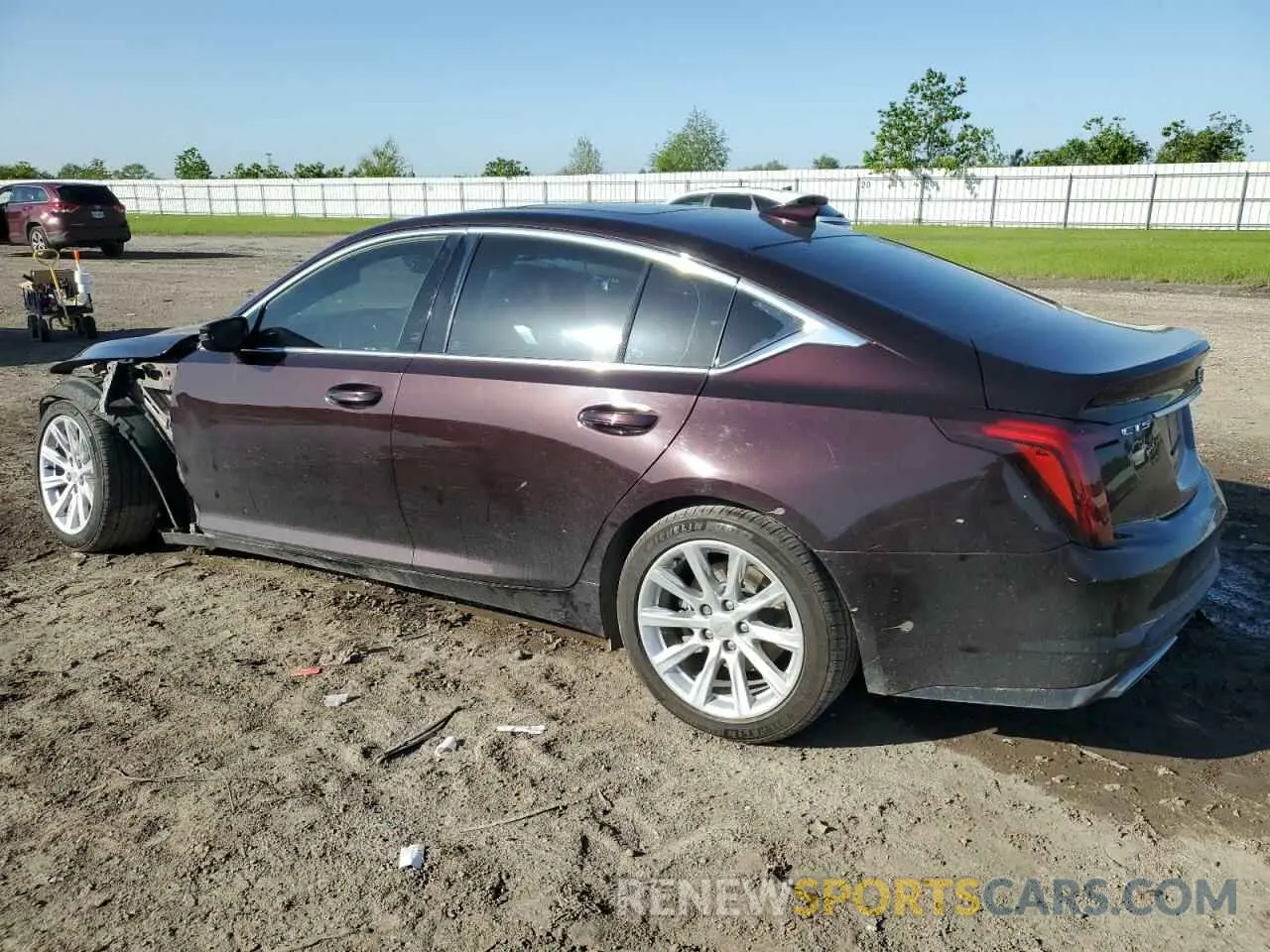 2 fotografías del automóvil dañado 1G6DW5RK7M0115110 CADILLAC CT5 2021