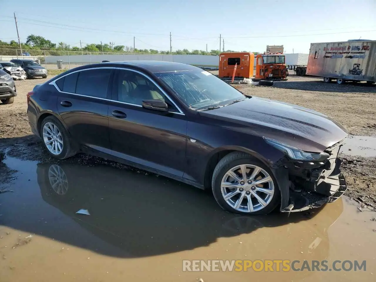 4 fotografías del automóvil dañado 1G6DW5RK7M0115110 CADILLAC CT5 2021