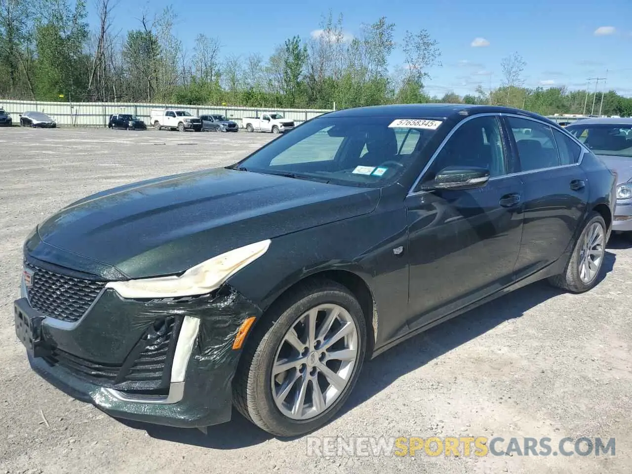 1 fotografías del automóvil dañado 1G6DX5RK0M0109355 CADILLAC CT5 2021