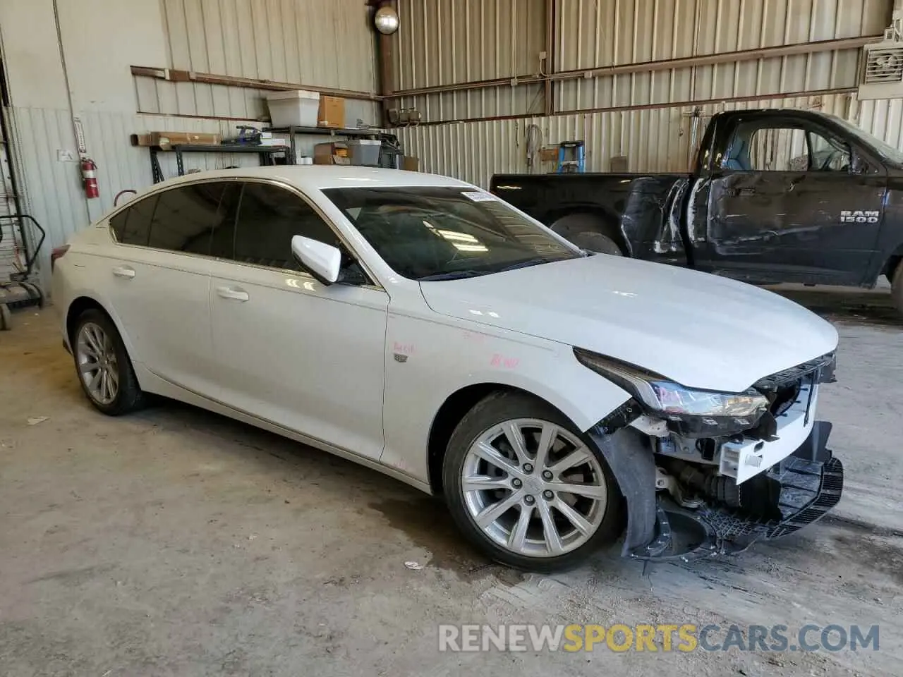 4 fotografías del automóvil dañado 1G6DM5RK1N0125025 CADILLAC CT5 2022