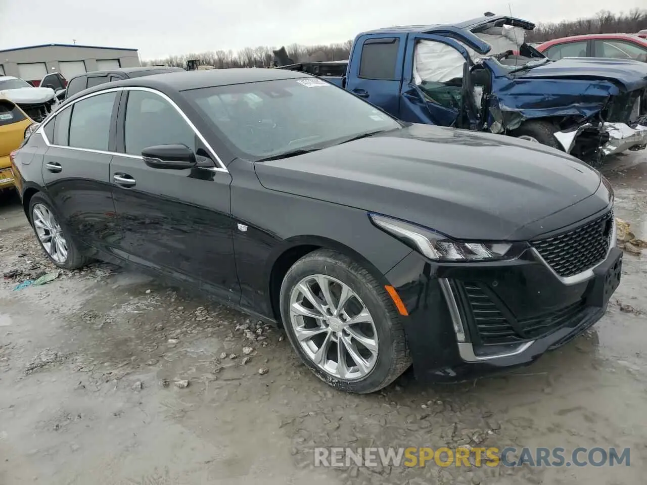 4 fotografías del automóvil dañado 1G6DN5RKXN0121584 CADILLAC CT5 2022
