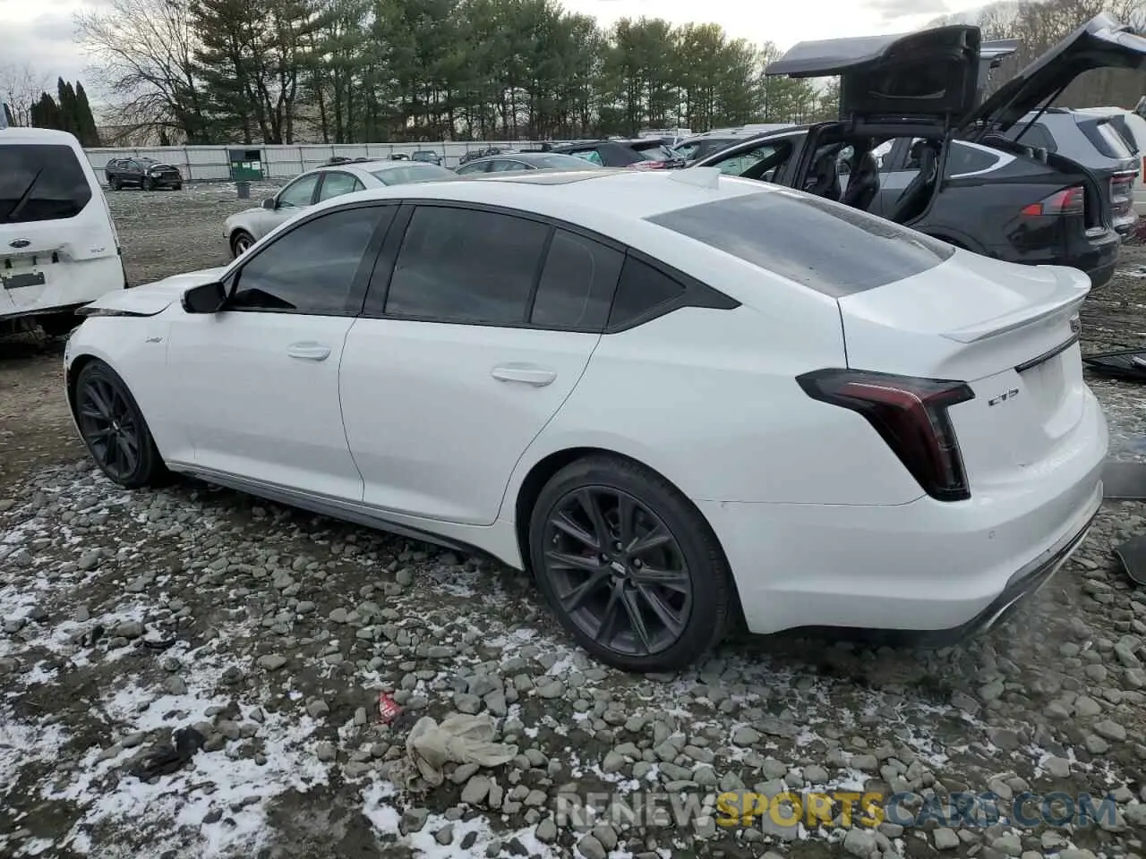 2 fotografías del automóvil dañado 1G6DR5RW9N0113564 CADILLAC CT5 2022