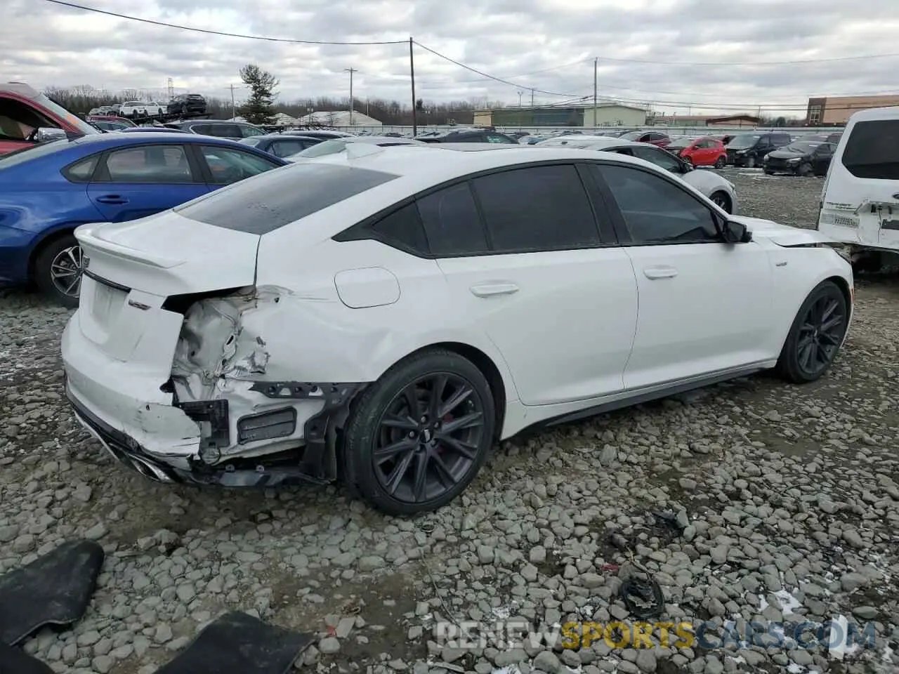 3 fotografías del automóvil dañado 1G6DR5RW9N0113564 CADILLAC CT5 2022