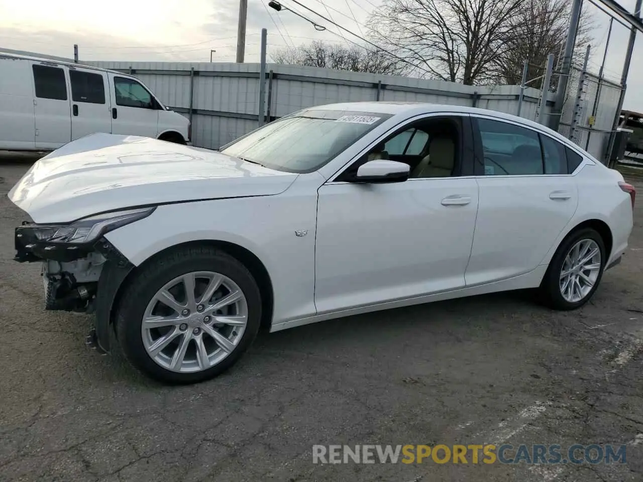 1 fotografías del automóvil dañado 1G6DX5RK4N0136320 CADILLAC CT5 2022