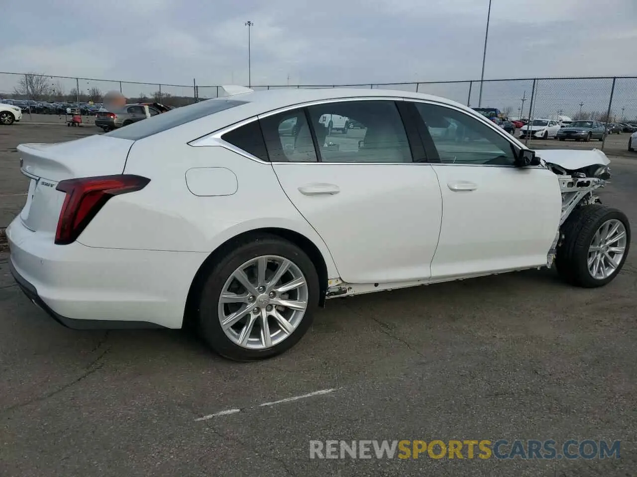 3 fotografías del automóvil dañado 1G6DX5RK4N0136320 CADILLAC CT5 2022