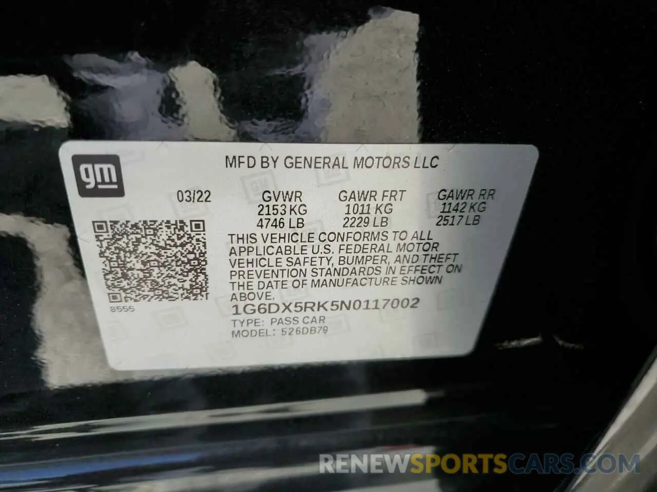 13 fotografías del automóvil dañado 1G6DX5RK5N0117002 CADILLAC CT5 2022