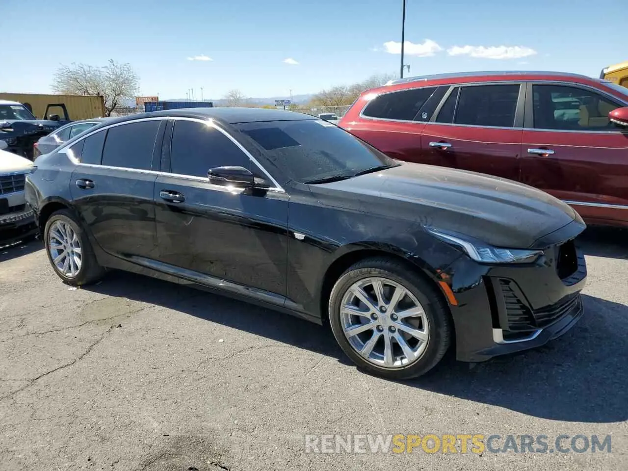 4 fotografías del automóvil dañado 1G6DX5RK5N0117002 CADILLAC CT5 2022