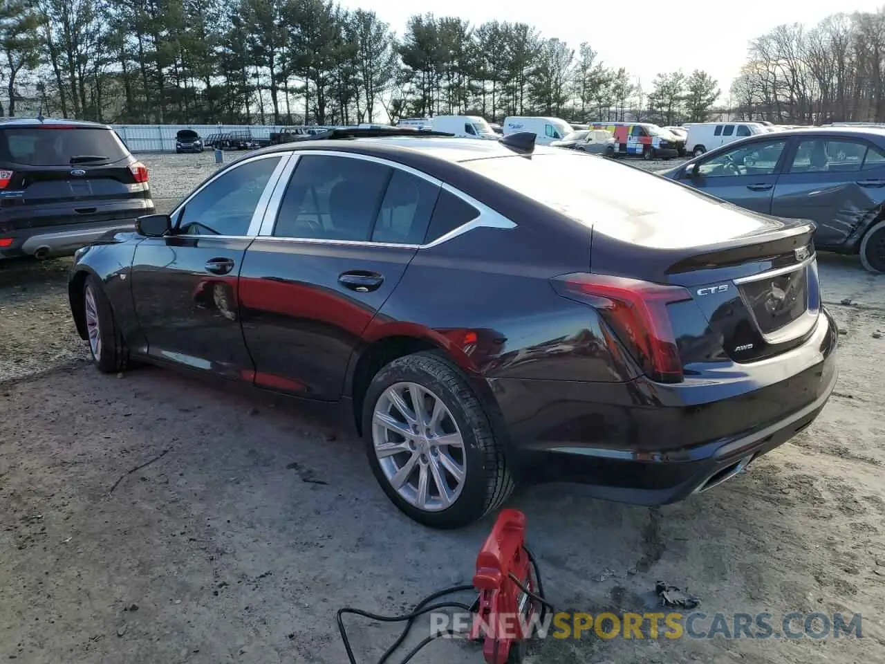 2 fotografías del automóvil dañado 1G6DX5RK9N0110408 CADILLAC CT5 2022