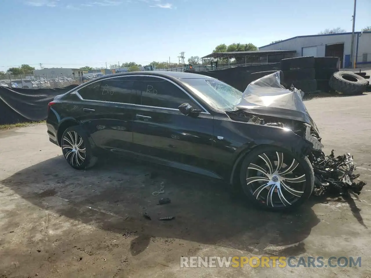 4 fotografías del automóvil dañado 1G6DN5RK0P0134086 CADILLAC CT5 2023