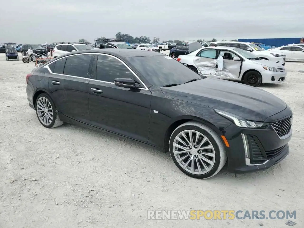 4 fotografías del automóvil dañado 1G6DN5RW7P0107809 CADILLAC CT5 2023