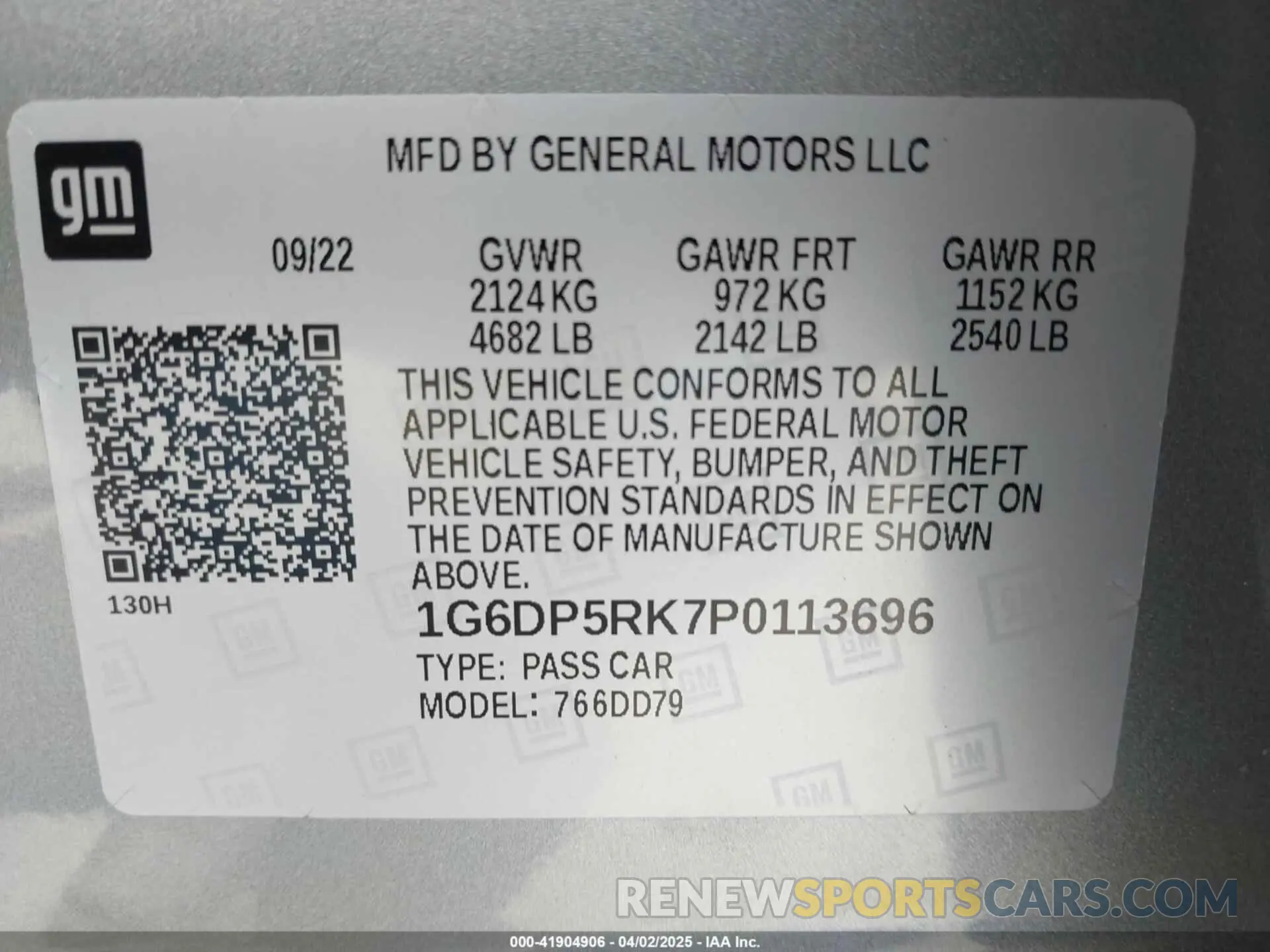 9 fotografías del automóvil dañado 1G6DP5RK7P0113696 CADILLAC CT5 2023