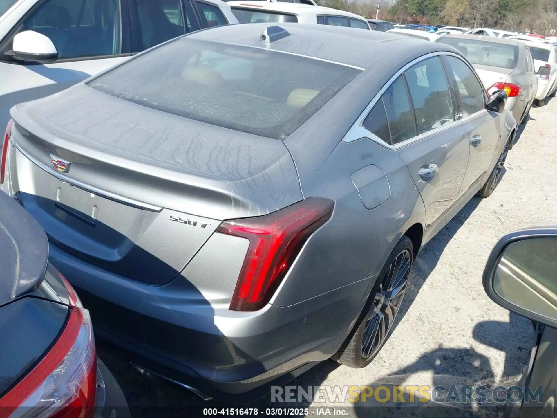 4 fotografías del automóvil dañado 1G6DS5RW4P0134281 CADILLAC CT5 2023