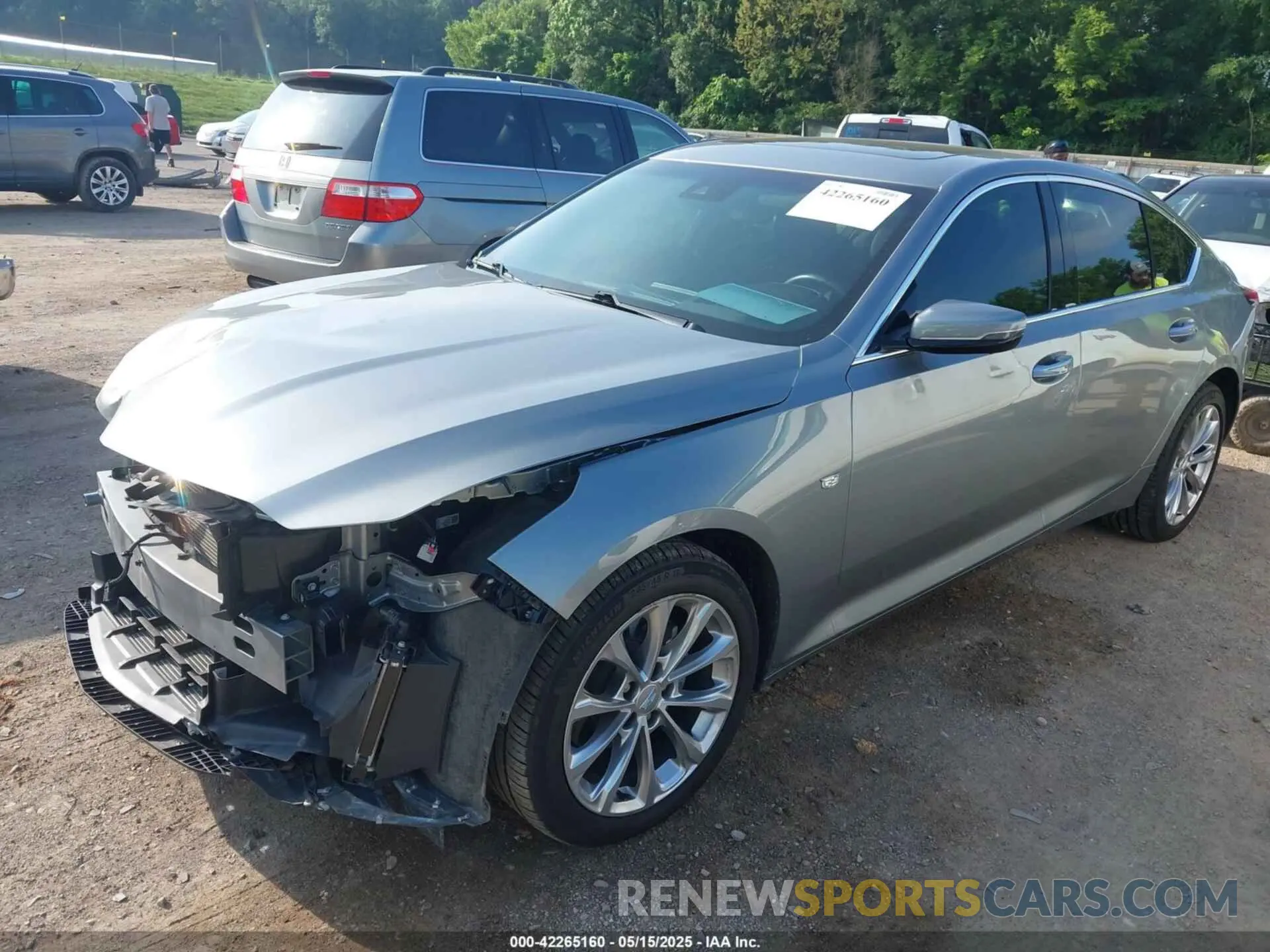 2 fotografías del automóvil dañado 1G6DS5RW5P0110376 CADILLAC CT5 2023