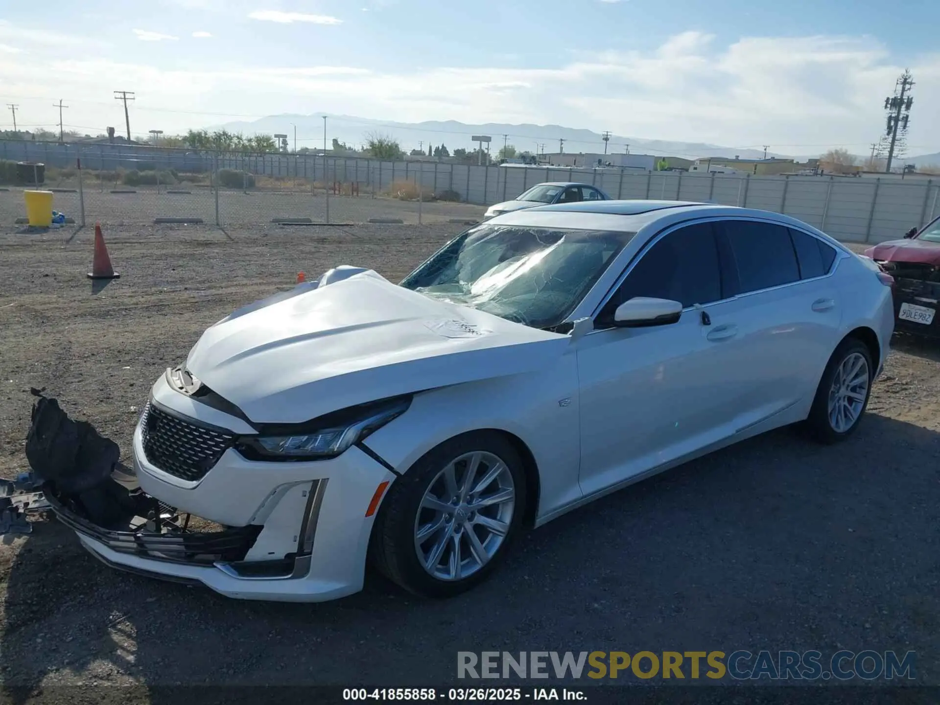 2 fotografías del automóvil dañado 1G6DW5RK2P0113365 CADILLAC CT5 2023