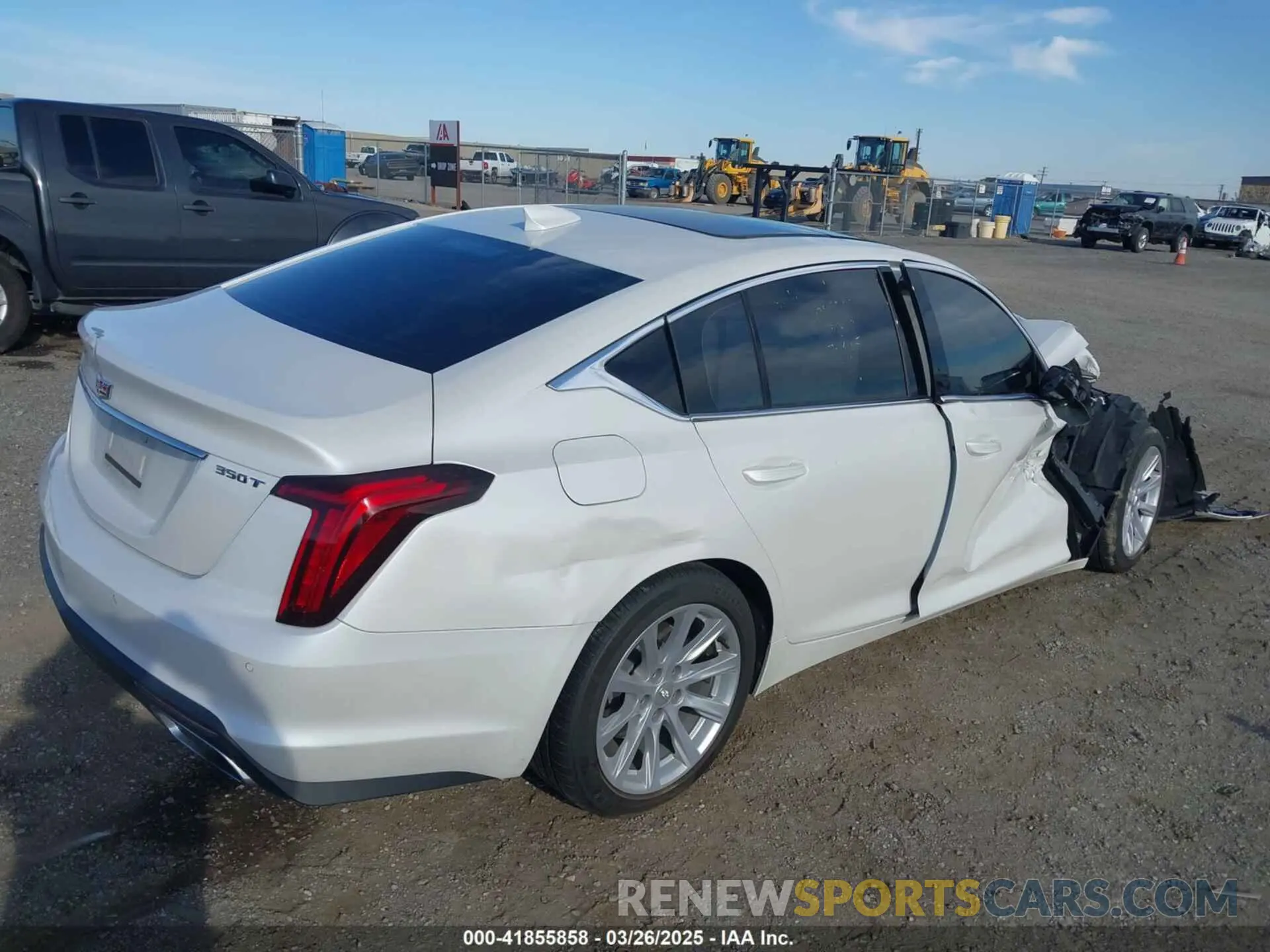 4 fotografías del automóvil dañado 1G6DW5RK2P0113365 CADILLAC CT5 2023