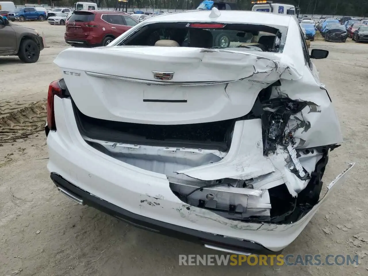 6 fotografías del automóvil dañado 1G6DM5RK5R0128676 CADILLAC CT5 2024