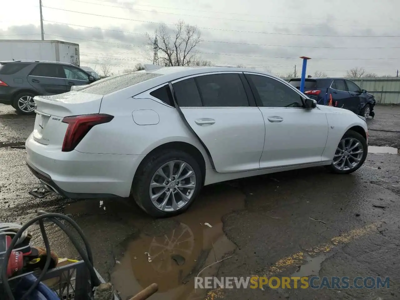 3 fotografías del automóvil dañado 1G6DT5RK4R0103934 CADILLAC CT5 2024