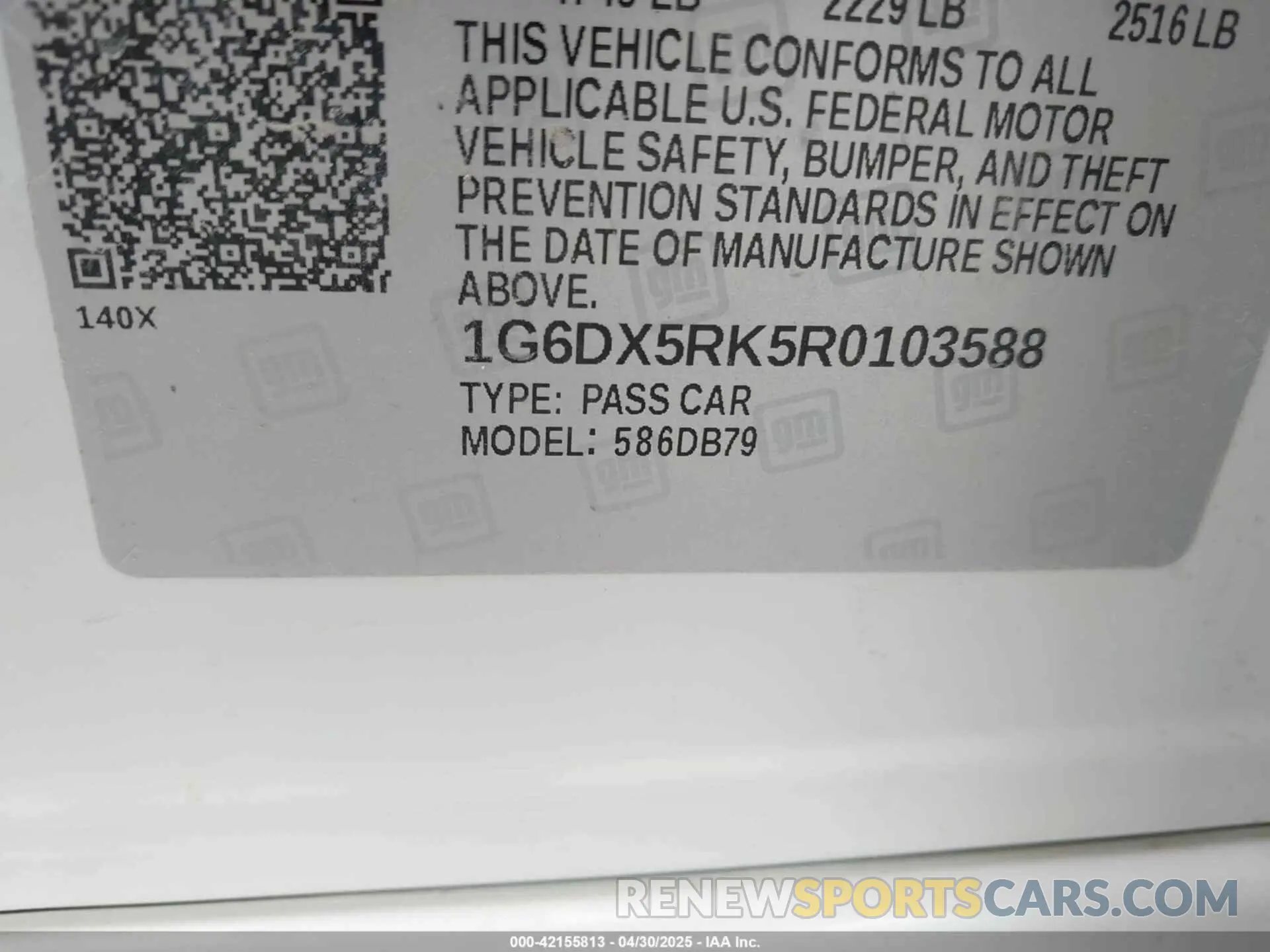 9 fotografías del automóvil dañado 1G6DX5RK5R0103588 CADILLAC CT5 2024