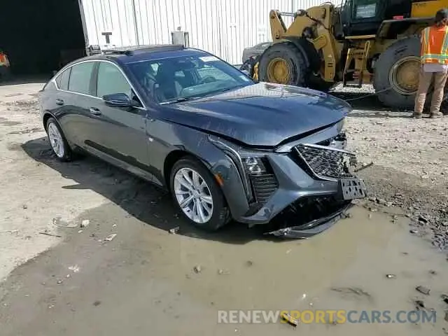 13 fotografías del automóvil dañado 1G6DS5RK6S0106455 CADILLAC CT5 2025