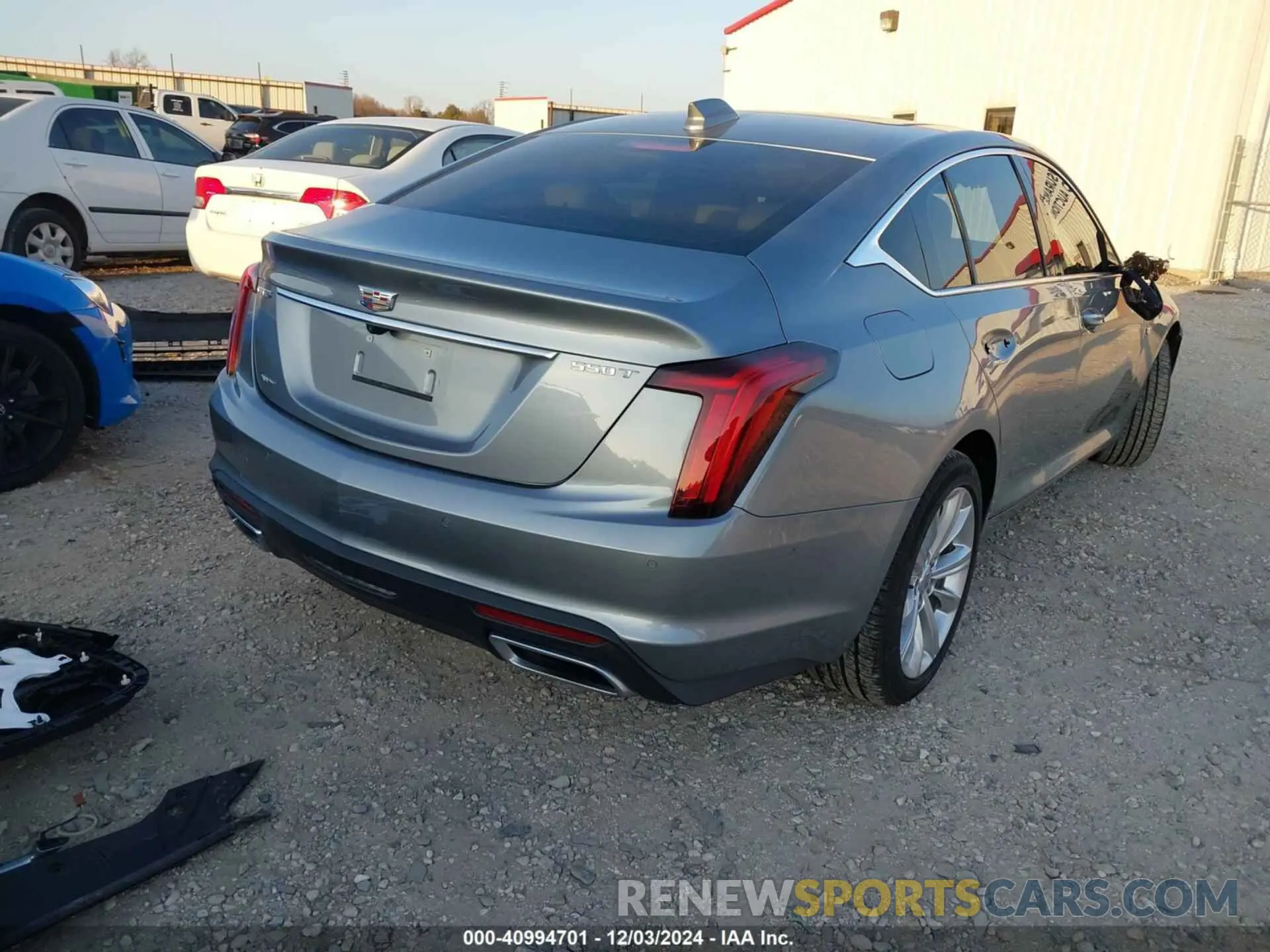 4 fotografías del automóvil dañado 1G6DS5RW8S0101910 CADILLAC CT5 2025