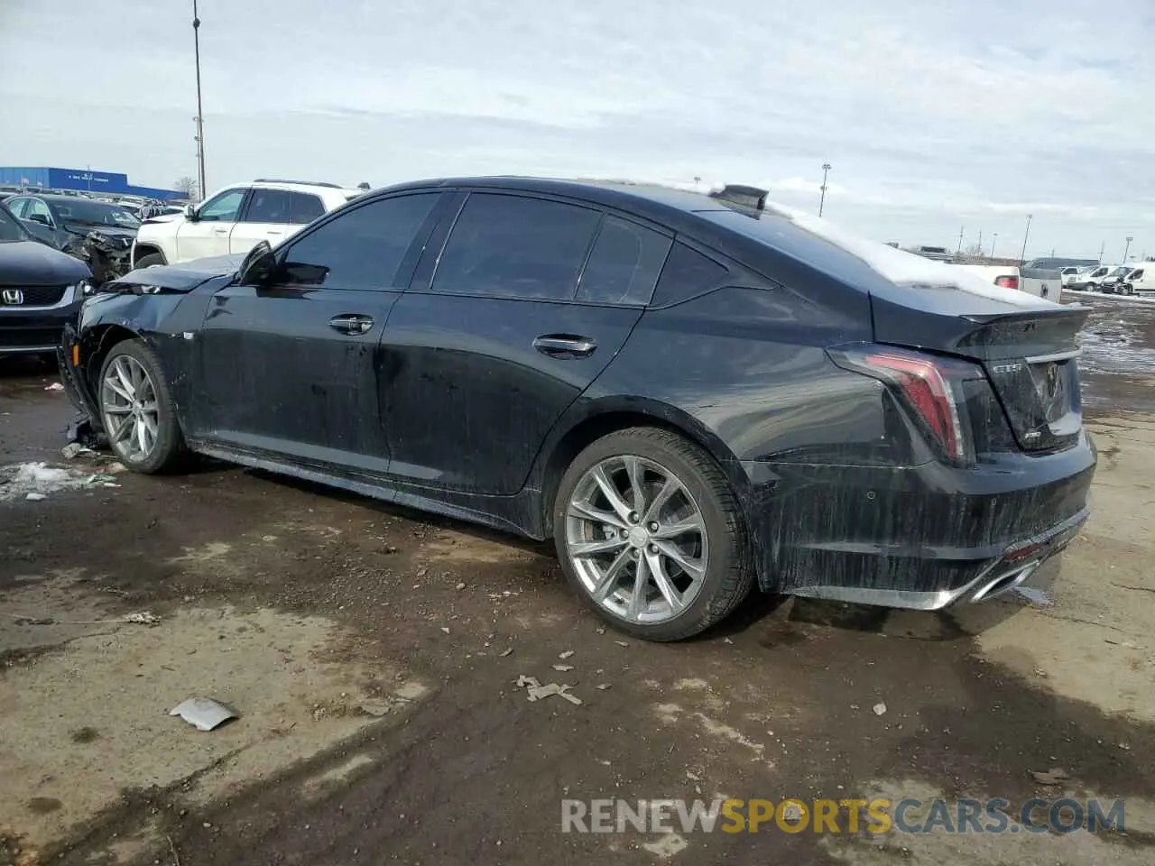 2 fotografías del automóvil dañado 1G6DU5RKXS0113984 CADILLAC CT5 2025
