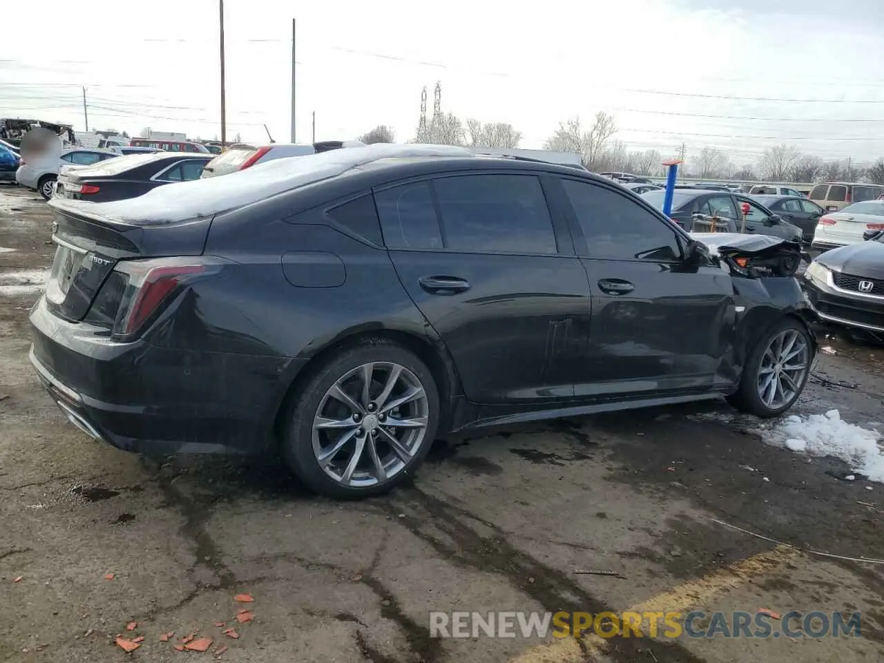 3 fotografías del automóvil dañado 1G6DU5RKXS0113984 CADILLAC CT5 2025