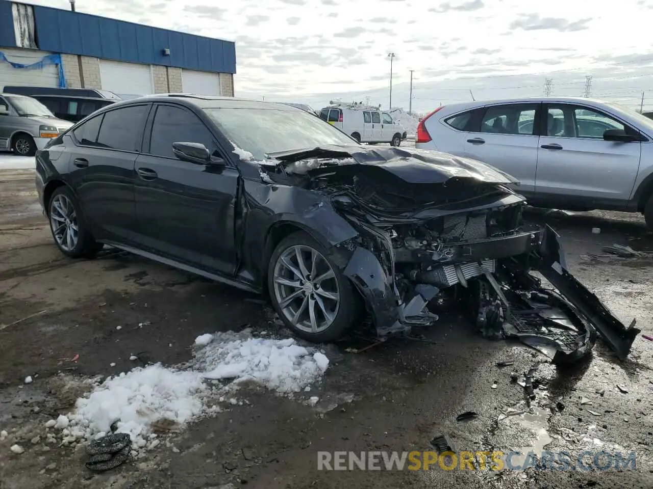 4 fotografías del automóvil dañado 1G6DU5RKXS0113984 CADILLAC CT5 2025